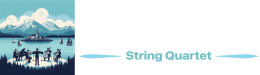 Champlain String Quartet White Logo